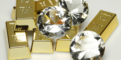 Gold, Silber, Platin und mehr