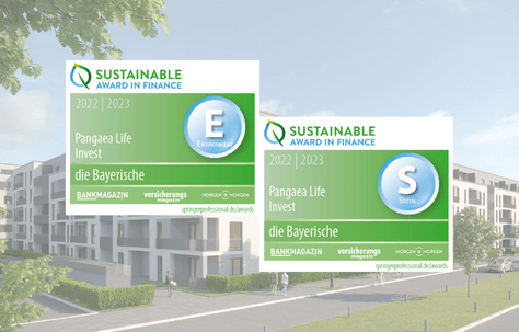 Nachhaltigkeit/SustainableAwardInFinance for Pangea Life