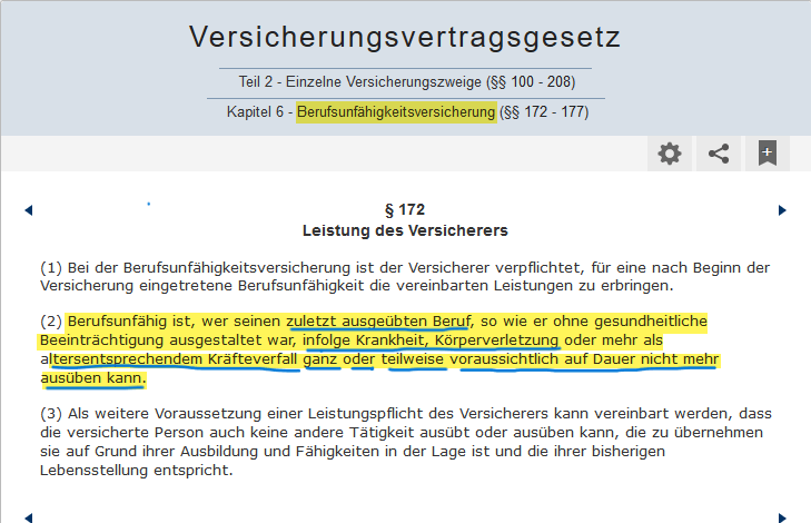 172_VVG_Leistung_des_Versicherers_bei_Berufsunfahigkeit